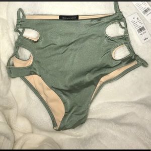 NWT Kendall & Kylie high waisted bikini bottoms